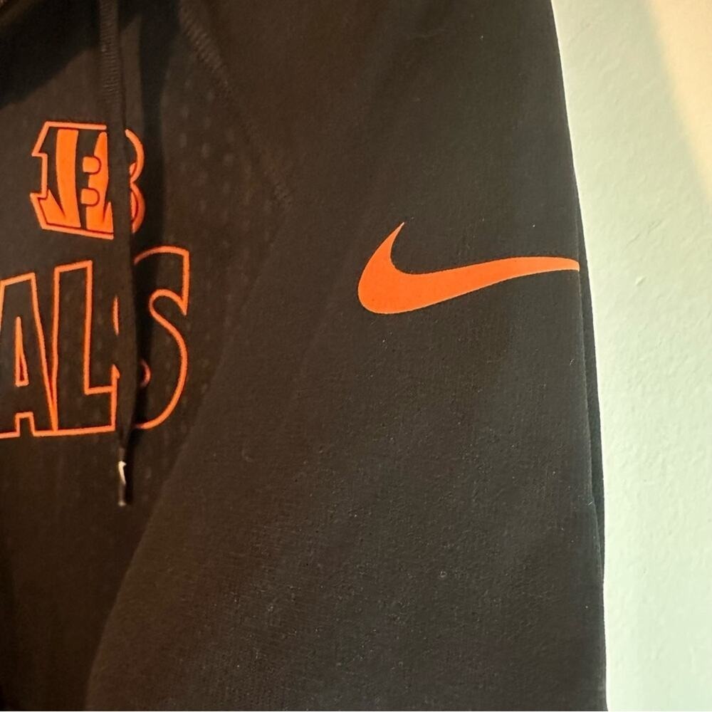 Nike NFL Apparel Thermafit Cincinnati Bengals Full Zip Hoodie Sweatshirt Sz M - Picture 4 of 9